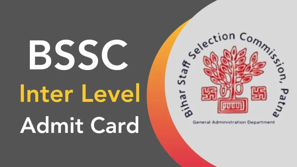 BSSC Inter Level Admit Card